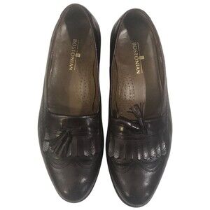 Bostonian Tassel Loafers Men’s 13D Brown Leather Dress Shoes Classic Preppy